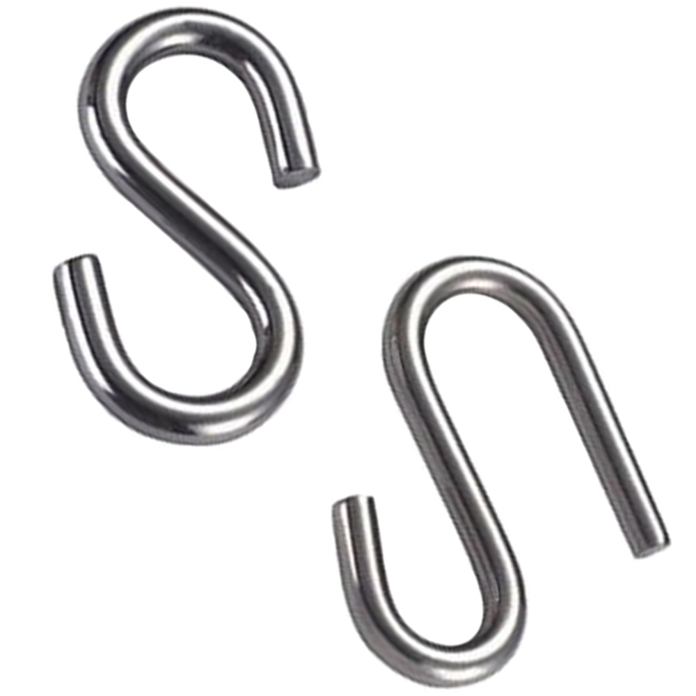 Customized S-Shape Stainless Steel Hook Multifunctional S-Hook S-Type Curtain Hook