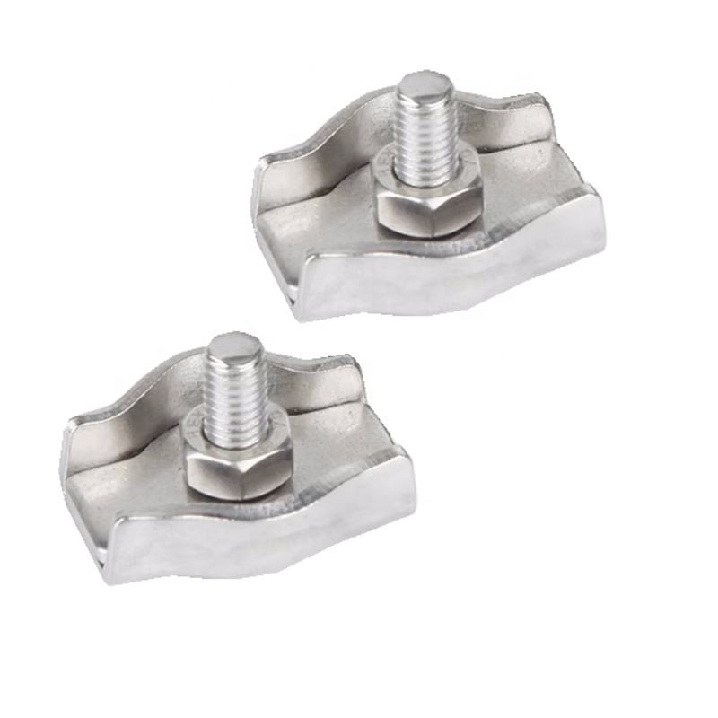Marine Hardware Simplex Clamp 304 316 Stainless Steel Wire Rope Clamp Simplex Clip