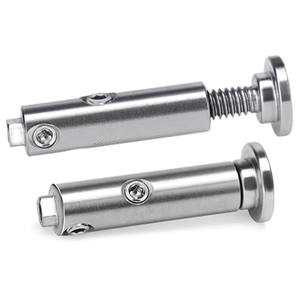 T316 Stainless Steel Swageless Fittings Tensioner Hidden Invisible Cable Railing Kit Hardware for 1/8" Wire Rope Cable