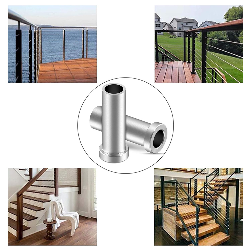Sleeve Anchor Railing T316 Stainless Steel Protective Sleeves Cable Railing Hardware Kit ...