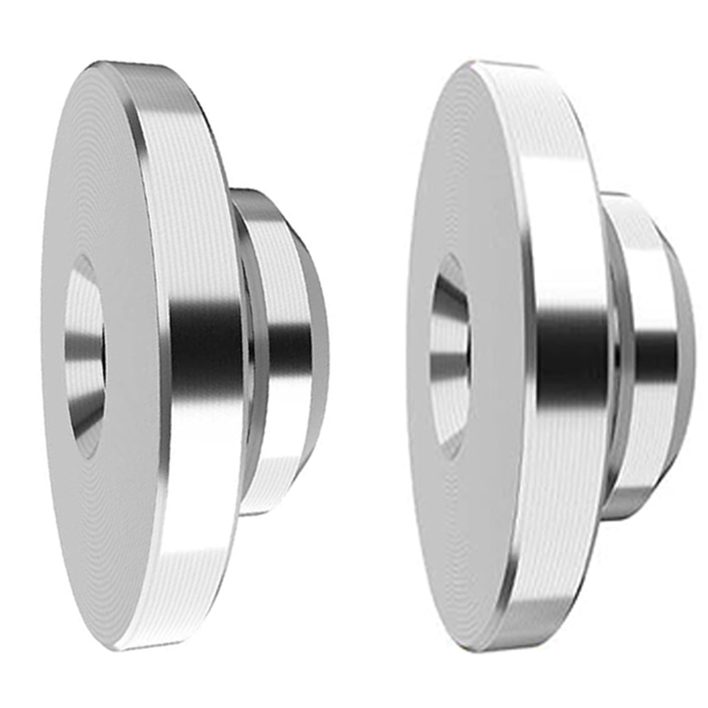 1/8" Level Wheel Cable Railing Grommets Wire Rope T316 Stainless Steel Protector Sleeves Deck Cable Railing Hardware Kit for Metal Posts