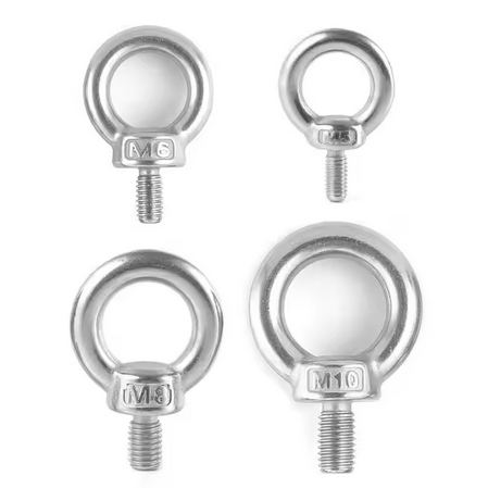 Heavy Duty 316 Stainless Steel JIS 1168 Eye Bolt Lifting Eye Bolt Japan Type Stainless Steel Eye Bolt JIS1168