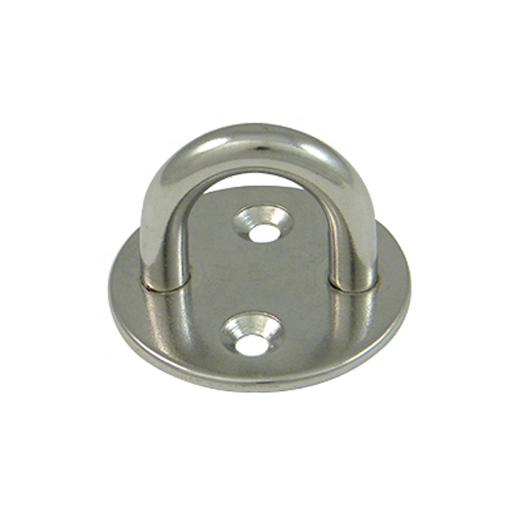 Sunshade Hardware Marine Stainless Steel Round Eye Plate Pad Eyes