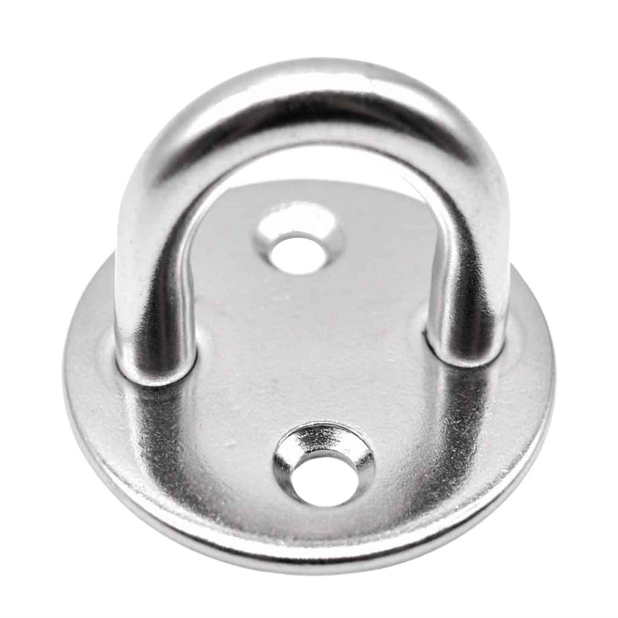Marine Stainless Steel Sunshade Hardware Round Eye Plate Pad Eyes