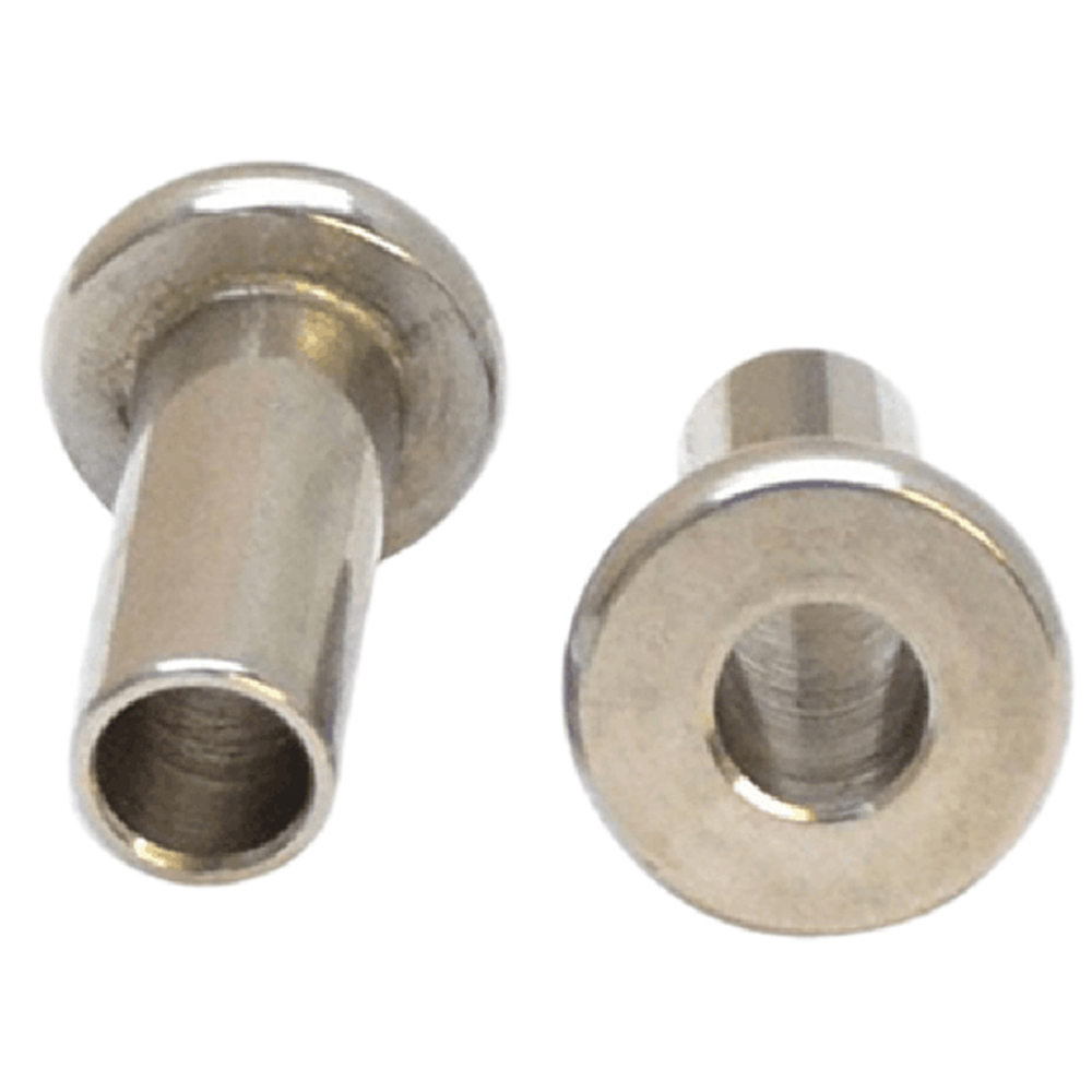 Deck Railing 1/8" Wire Rope Protective Sleeves Cable Railing Kits Hardware Marine Grade T316 Stainless Steel Protector Sleeves
