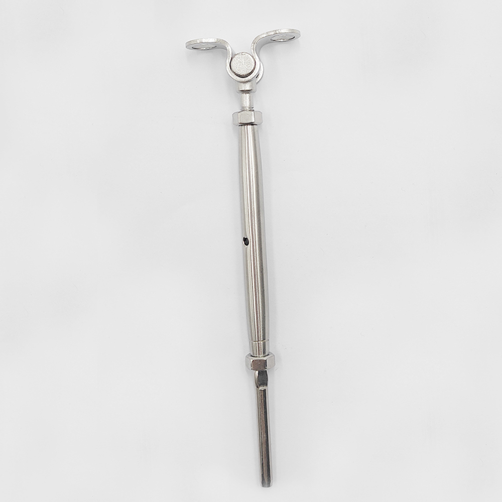 T316 Stainless Steel Toggle Turnbuckle Cable Railing Kits Fit 1/8" Stainless Steel Wire Rope for Cable Railing Systems