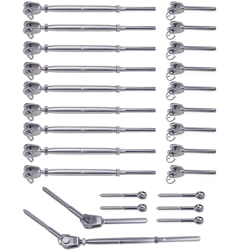 Jaw Swage Stud Turnbuckles 1-3