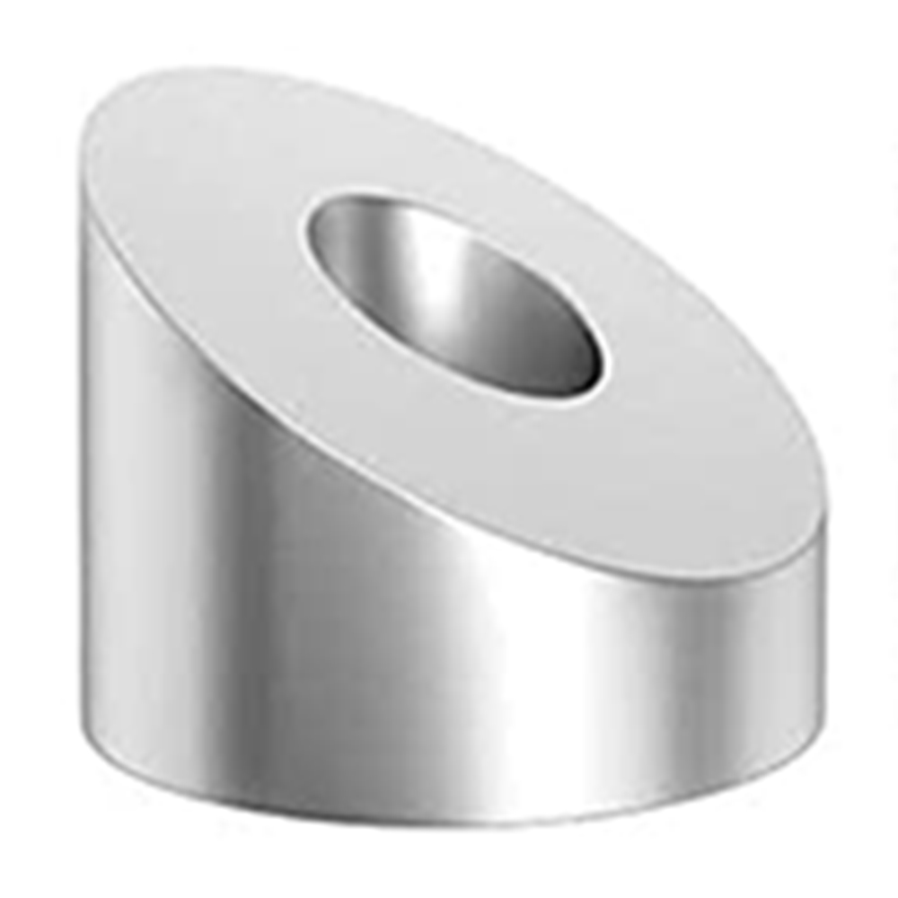 DIY Balustrade Kits T316 Marine Grade Stainless Steel 1/4" 30 Degree Angle Beveled Washer for 1/8" to 3/16" Deck Cable Railing