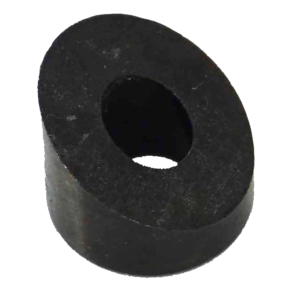 T316 Stainless Steel Angle Beveled Washers 30 Degree with 1/4" Inside Diameter Black Oxide Angled Washers for Cable Railing Stair Ends
