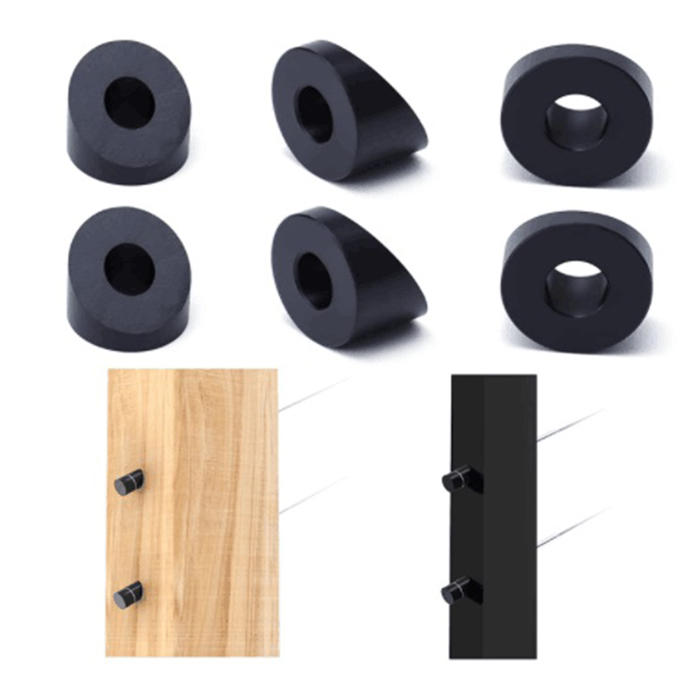 Black Stainless Steel Angle Beveled Washer 25 30 35 Degrees Beveled Washers Titanium Plating Cable Railing Angle Washer