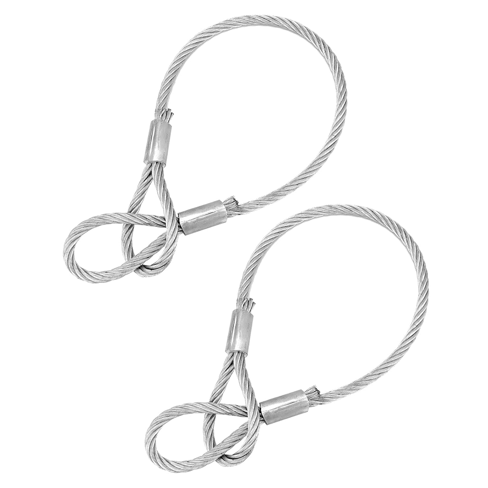 Lifting Galvanized Eye-eye Single Leg Wire Rope Sling Wire Rope Assembly Double Loop Steel Wire Rope Cable Slings
