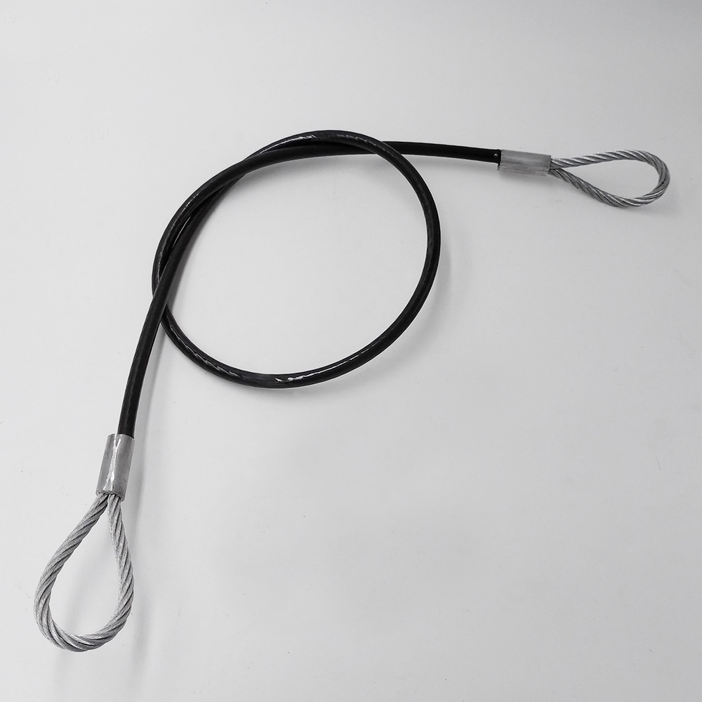 PVC Coated Steel Wire Rope Sling Rigging Lifting Sling Cable Steel Wire Rope Assembly Eye and Eye Wire Rope Choker Sling
