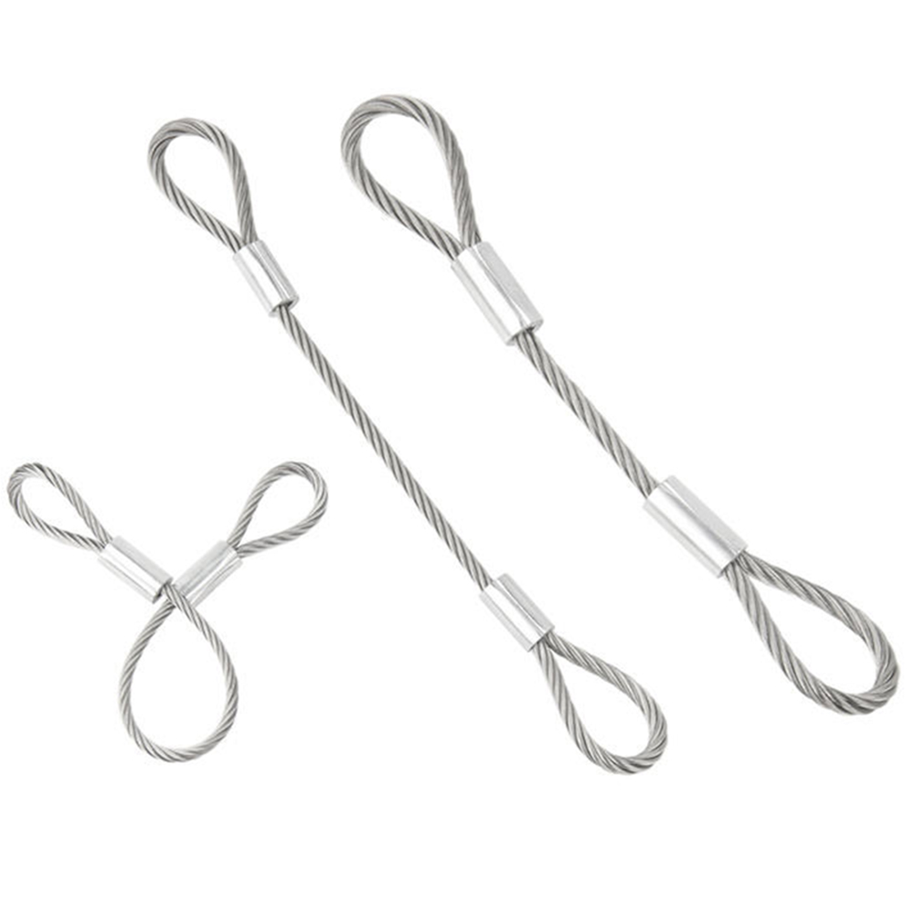 Stainless Steel Wire Rope Sling Cable Assembly Wire Rope with Loop 1MM 2MM 3MM 4MM 5MM 6MM