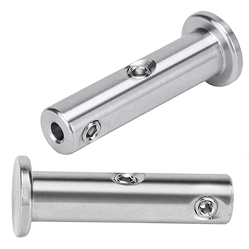 1/8" Swageless Invisible Cable Railing Kit Hardware Swageless Fittings Tensioner Hidden for 2"x2" Metal Post Deck Stairs