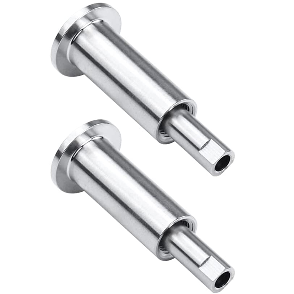 T316 Stainless Steel Deck Cable Railing System Hand Swage Tensioner Hidden 1/8" Invisible Cable Railing Kit Hardware 2"x2" Metal Deck Post