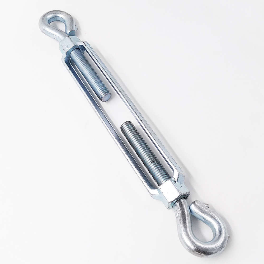Korean Type Cable Turnbuckle with Eye and Eye Galvanized Steel Open Body Turnbuckle for Wire Rope