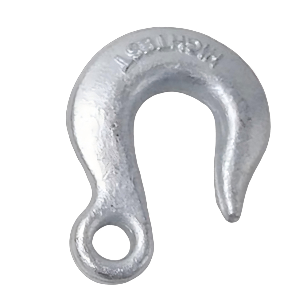 5/16" Galvanized Hook H324/A324 U.S. Standard Hook Forged Forged Lifting Hook Eye Slip Hook Heavy Duty Grab Hook