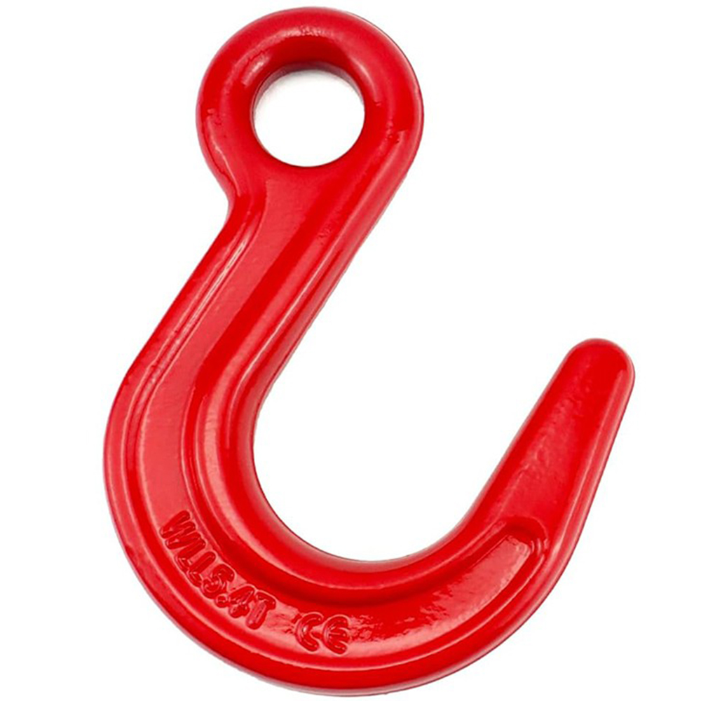 Alloy Steel Large Opening Lifting Hook 11000 lbs Strong Load-Bearing Crane Hoist Hook Easy to Install The Sling 5.3T Round Eye Lifting Hook