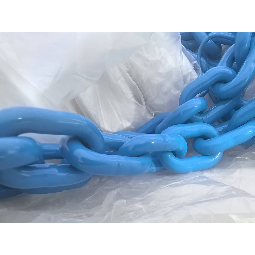 High Strength G80 Alloy Customized Model 100 Chain Link Standard - Black Cross Blue and Black Chain Grade 80 Lifting Chain