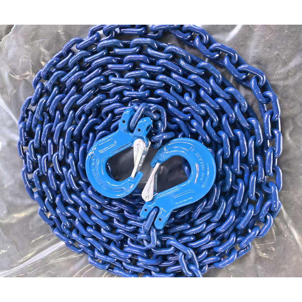 G100 Alloy Steel 8mm Lifting Chains Carbon Iron Welded Chains Grade 80 Transport Lashing Lift Chain Sling Marine Anchor Chain Ship Chain