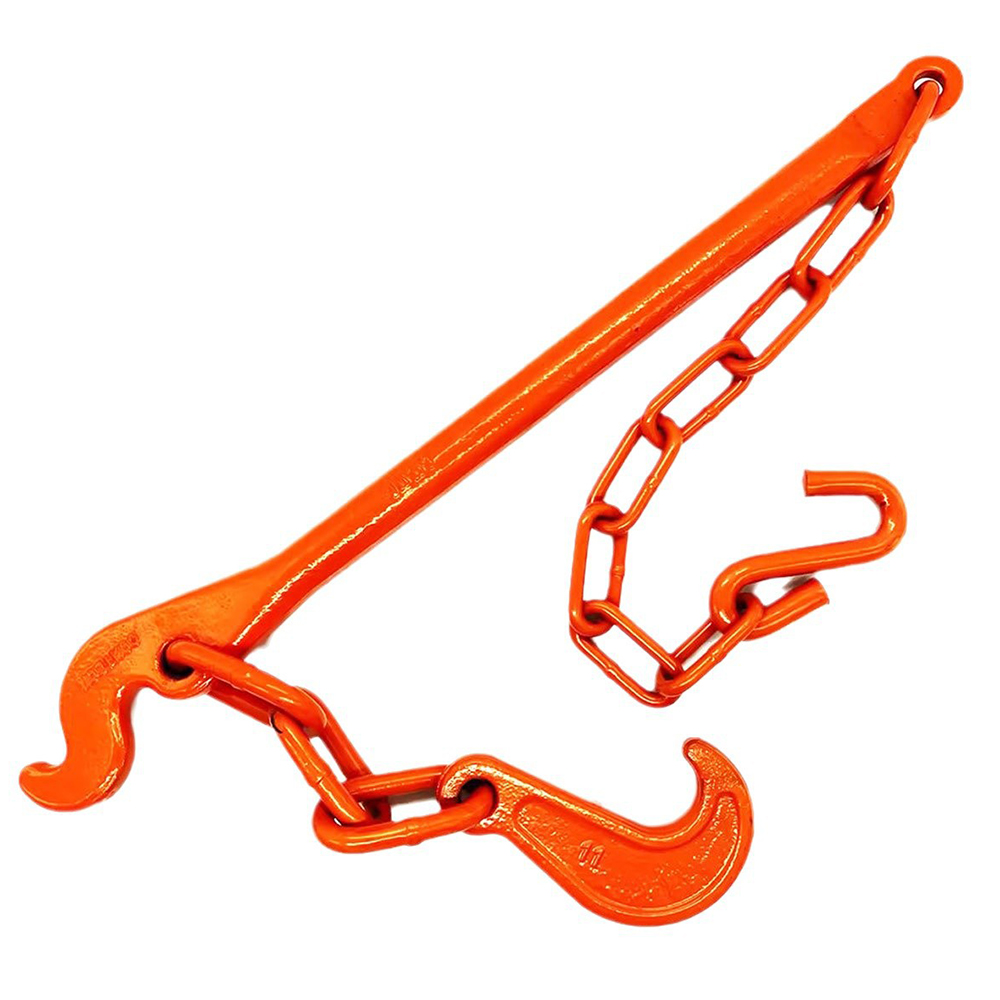 Container Transport Lashing Chain with Hook Tie Down Binder Chain Cargo Lashing Chain Tension Lever