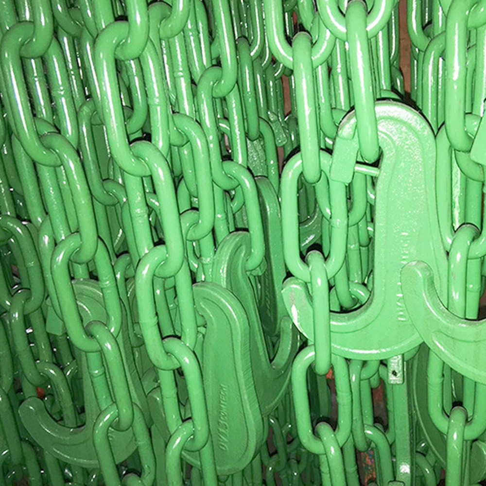 Flatbed Trailer Lashing Kit 13mm Container Transport Chain Colorful G80 Alloy Steel Marine Lashing Chain with J/C Type Hook
