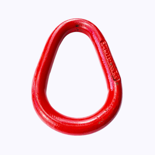 G80 Pear Link A341 Weldless Lifting Round Ring Welded Forged Steel Pear Shaped Master Links