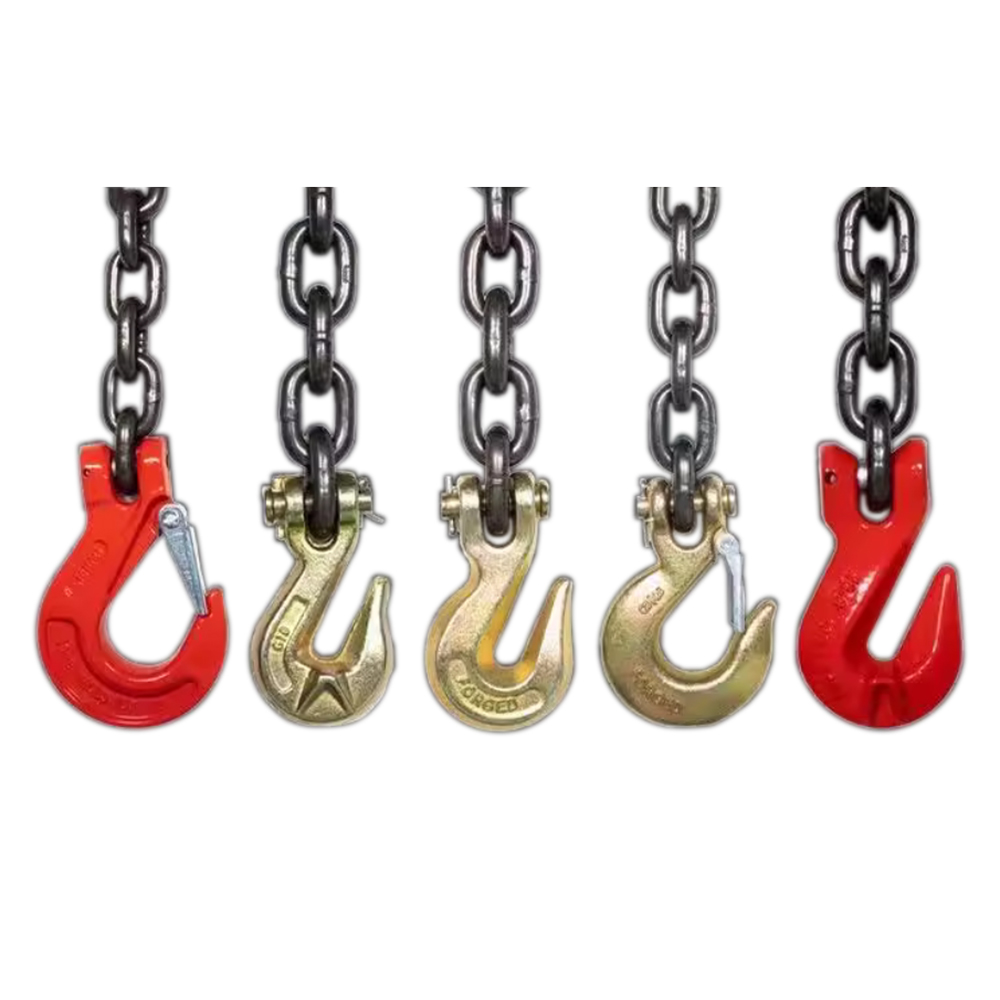 5/16" 3/8" 1/2" G43 G70 G80 G100 Lifting Welded Link Safety Chain Heavy Duty Truck Trailer Binder Chai Tie Down Transport Chain