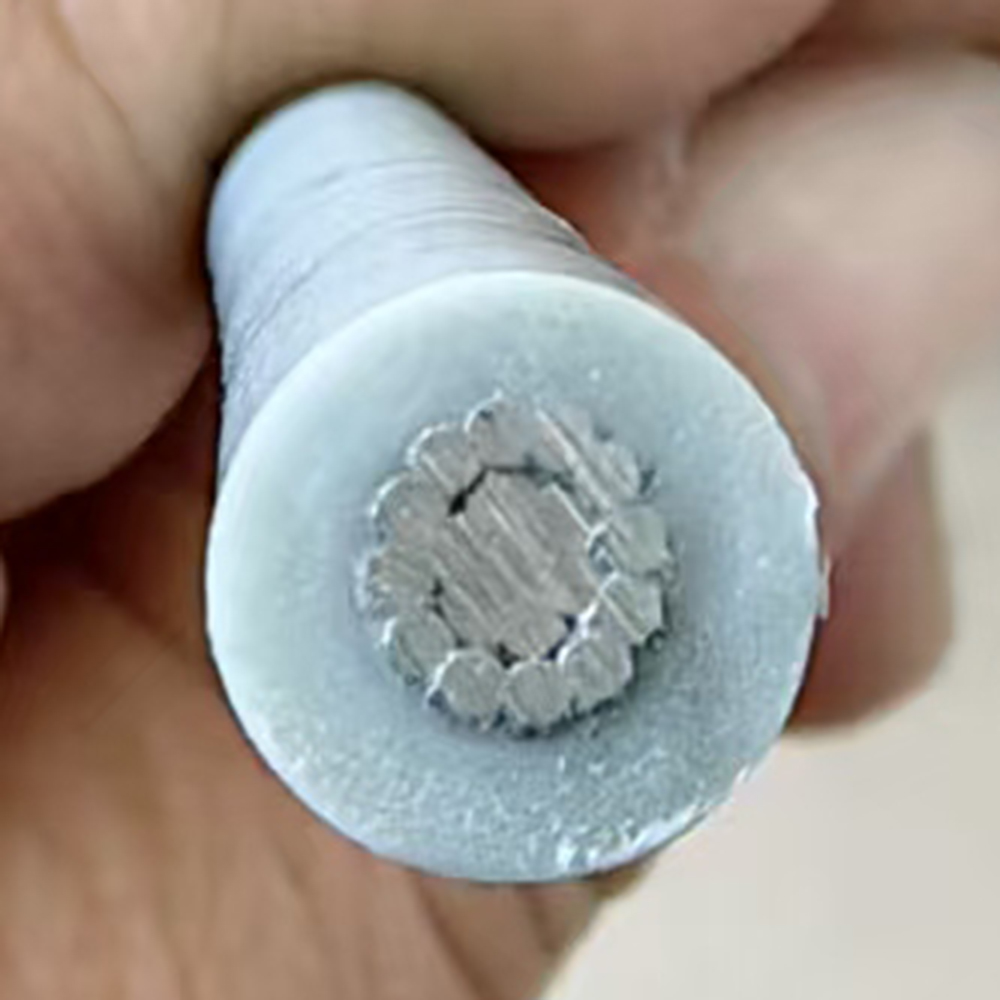 PE Coated Electric Galvanized Steel Wire Rope Transparent Color Steel Wire Cable 1x19 4mm-8mm Wire Rope Cable
