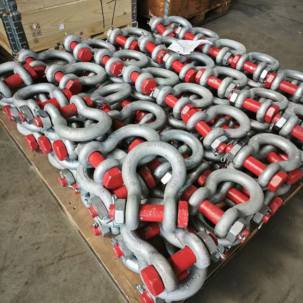 Lifting Marine Rigging Bow Shackle Heavy Duty Chain Shackle