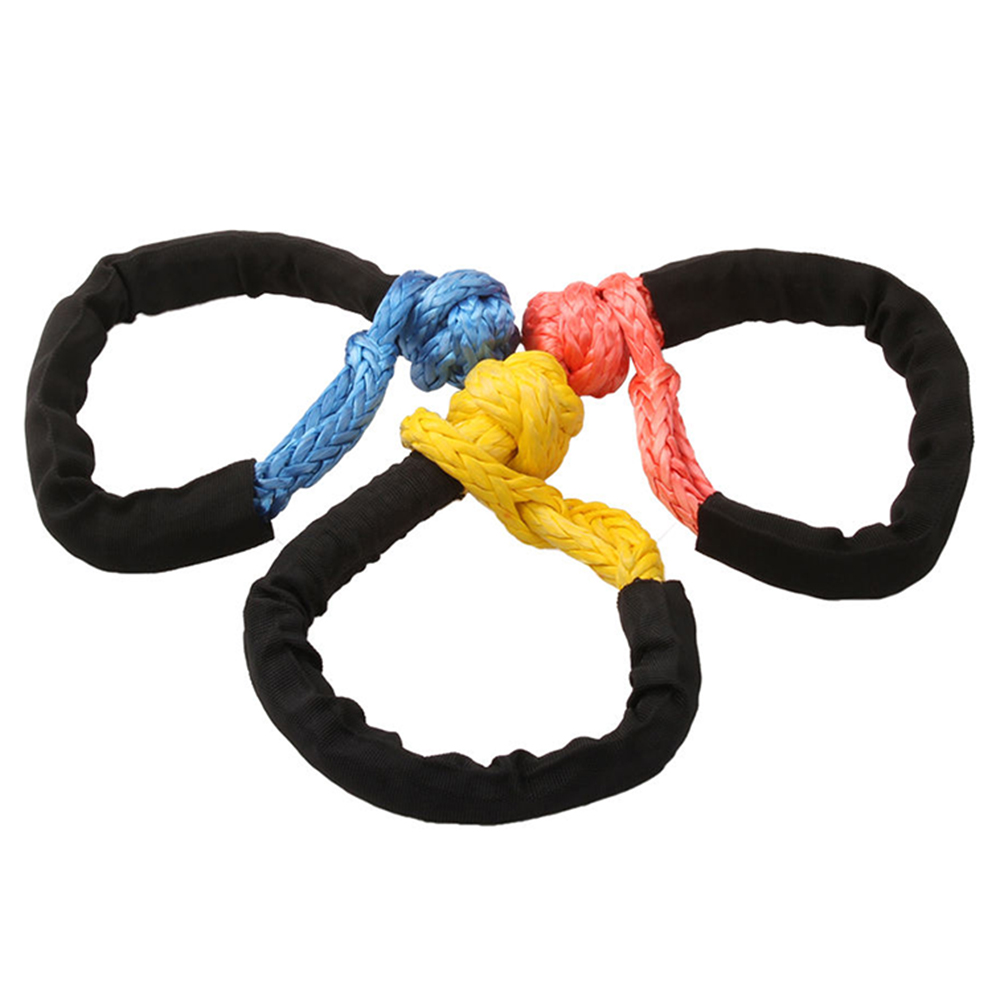 Car Auto Recovery Off-road Towing Ropes and Soft Shackle