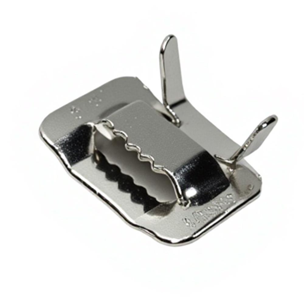 Stainless Steel Fastener Banding Buckle Ear Lock Buckle for Stainless Steel Strip Banding