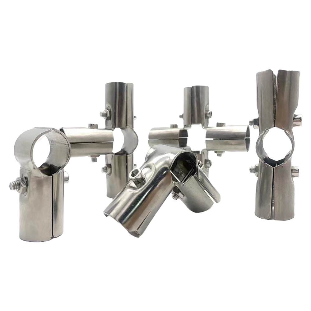 1 2 3 4 5 Way Pipe Connector Wholesale Right Angle Elbow Pipe Handrail Cross Joint Pipe Fittings Pipe Tube Corner Connector