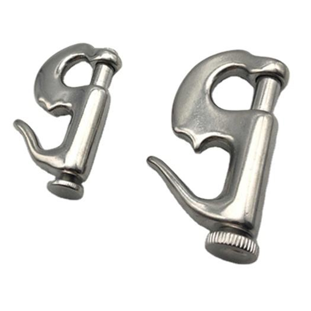 High Quality Quick Release Spring Snap Hook 304 316 Stainless Steel Carabiner for Outdoors