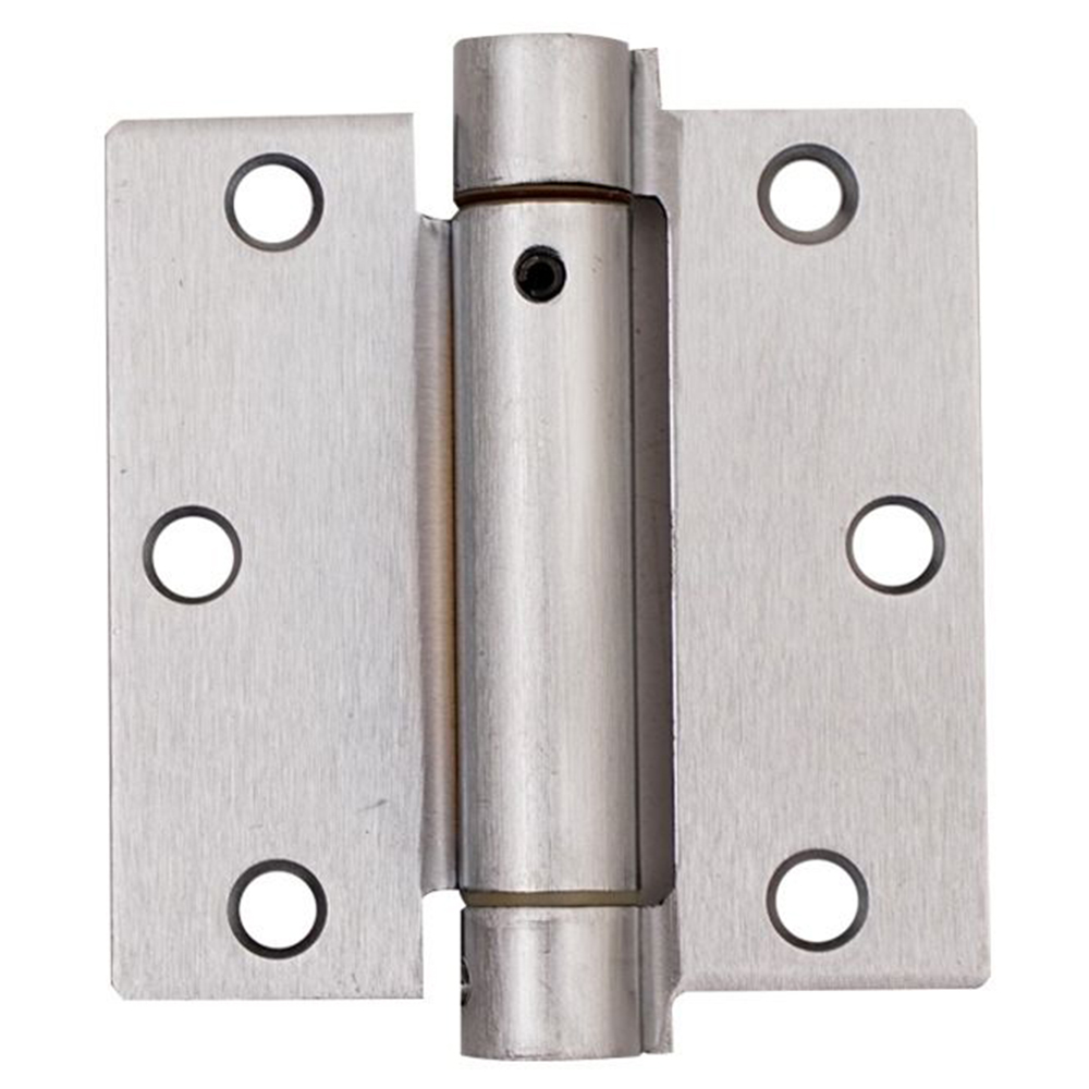 U.S. Spring Hinge Self-closing Door Closer Iron Folding Invisible Door Hinge Heavy Duty Right Angle Flush Hinge