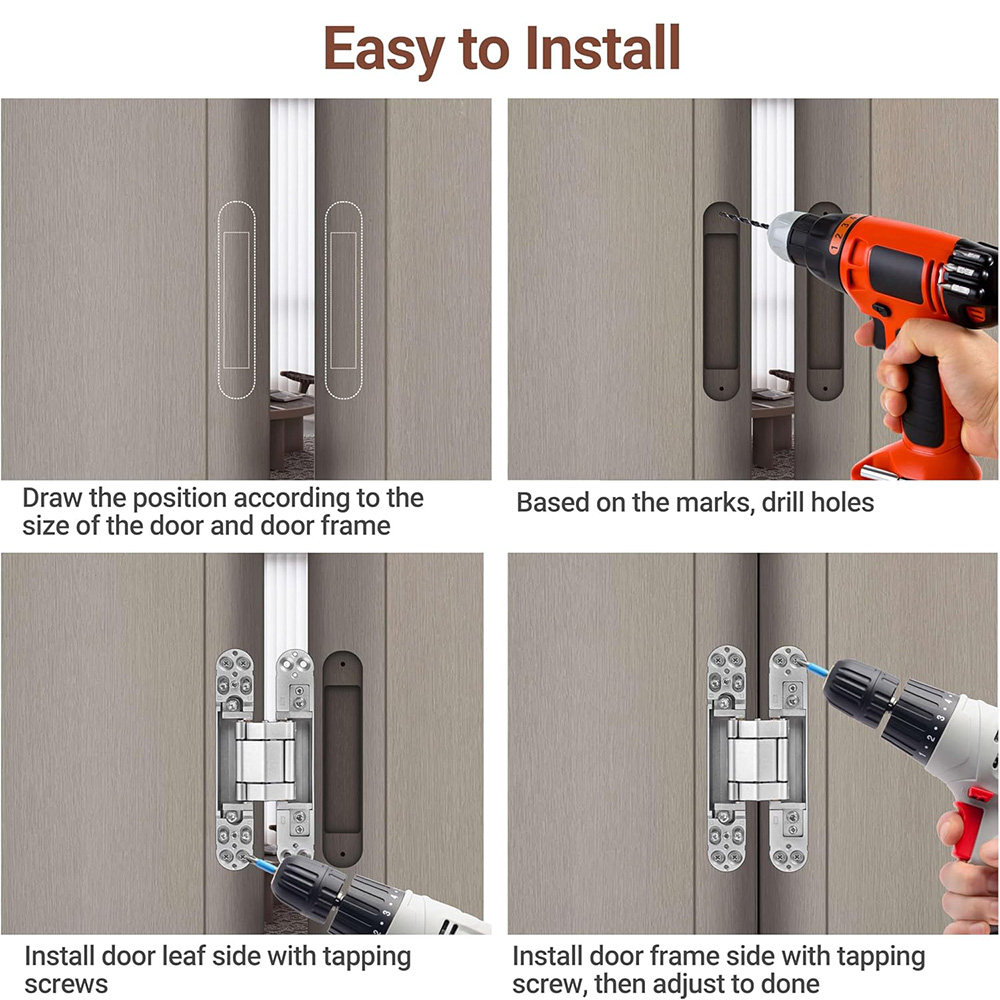 Invisible Door Hinges 1 2