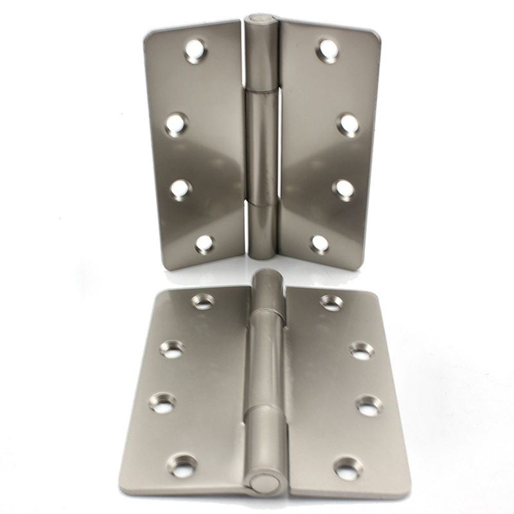 Furniture Accessories Korean Style Pearl Nickel Hinge 4 inch 2.7mm Iron Hinge Three Teeth Door Hinge