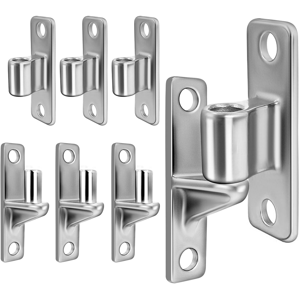 304 Stainless Steel Gate Hinges 5/8''Heavy Duty Wall Mount Gate Hinge Outdoor Door Hinges for Wooden Fences Farm Gate Hardware