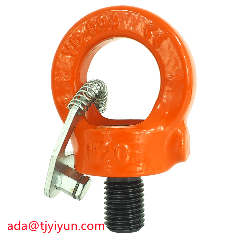 G80 drop forged Alloy Steel Swivel Eye Bolt Screw Lifting Point M12