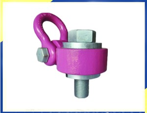 Heavy Duty Swivel Hoist Ring WLL30T Alloy Steel Pink Oxide finish, Thread Size M72,Thread Length 110mm