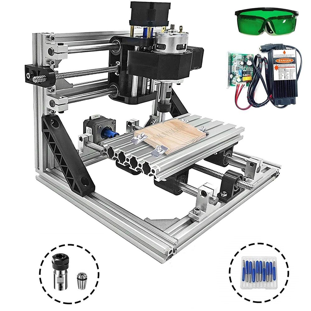 3 Axis 1610 Mini 500mw Laser CNC Machine Wood Carving Engraving PCB PVC  Milling (Unassembled) at Rs 15500/unit | Mini CNC Machine in Mumbai | ID:  22255276112