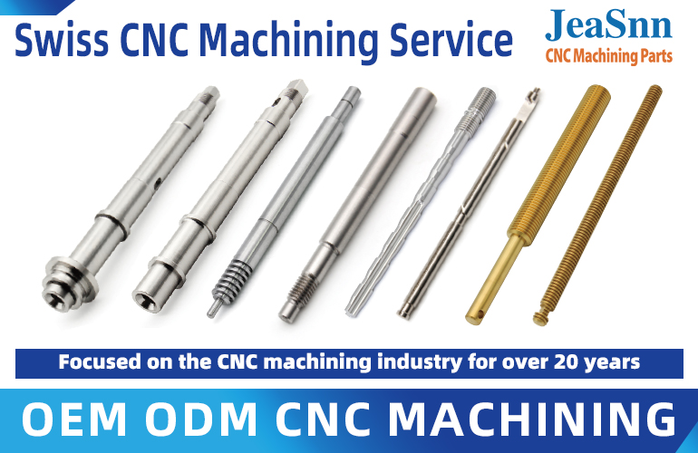 Eixos de precisão usinados sob medida por CNC