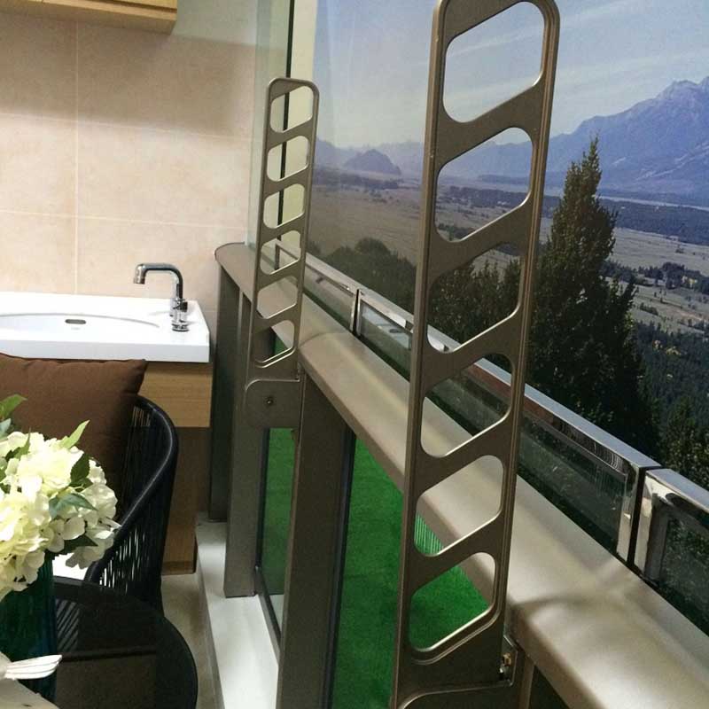 Window Aluminum Clothes Hanger Wall Mount Clothes Hanger holder for sale