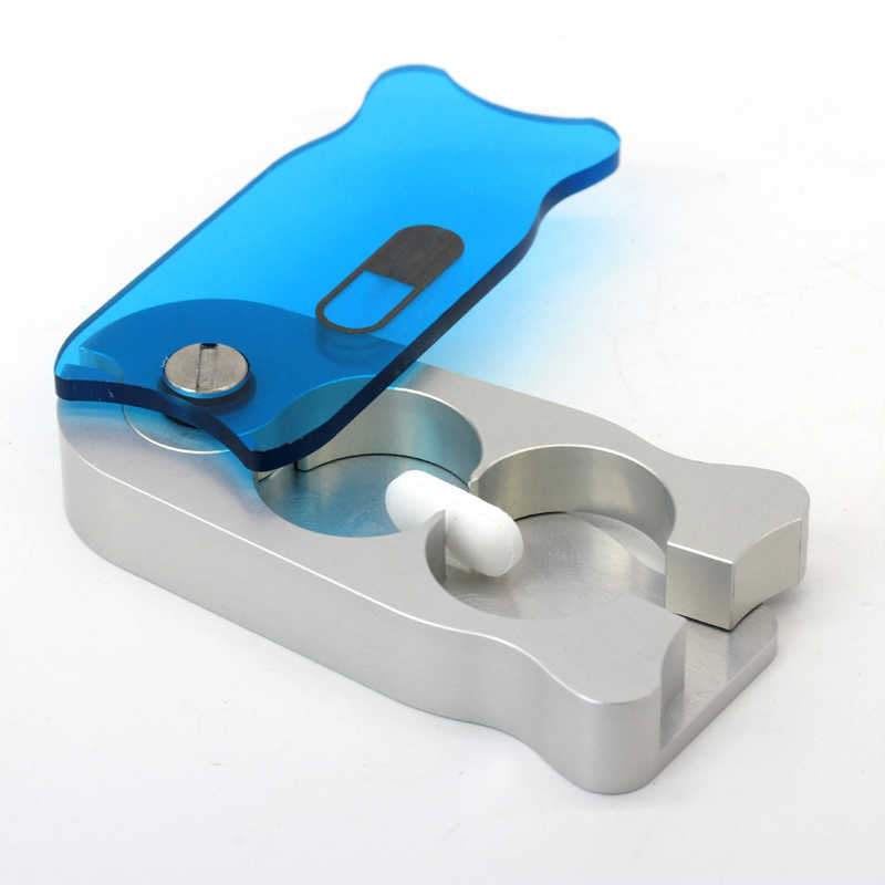 Customized pill tablet breaker aluminum pill splitter cutter