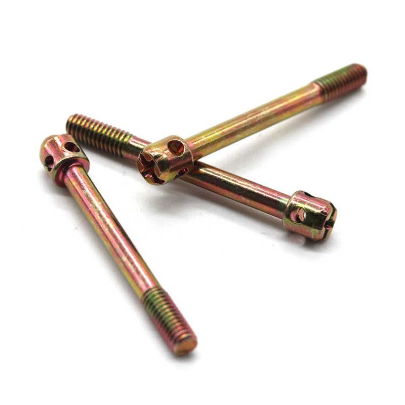 M3 M4 M5 M6 color zinc plated terminal screw closure lead meter screw electric meter sealing hole bolts phillips sealing fasteners brass sealing screws