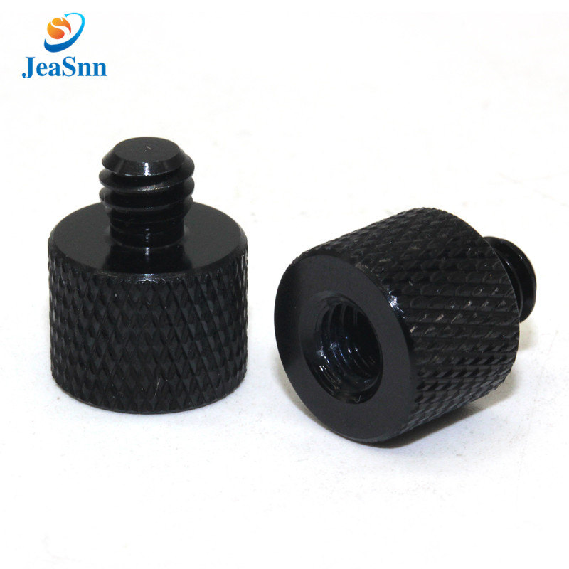 Precision aluminum anodized 1/4-20 pc black thumb screws