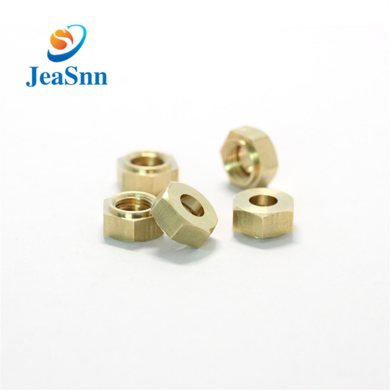 Precision Brass Decorative Nut Hex Brass Nut With Hole for sale
