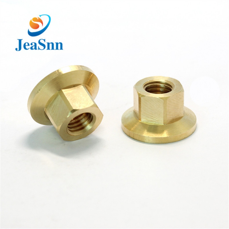 High Quality Brass Hex Flange Nut Factory for sale