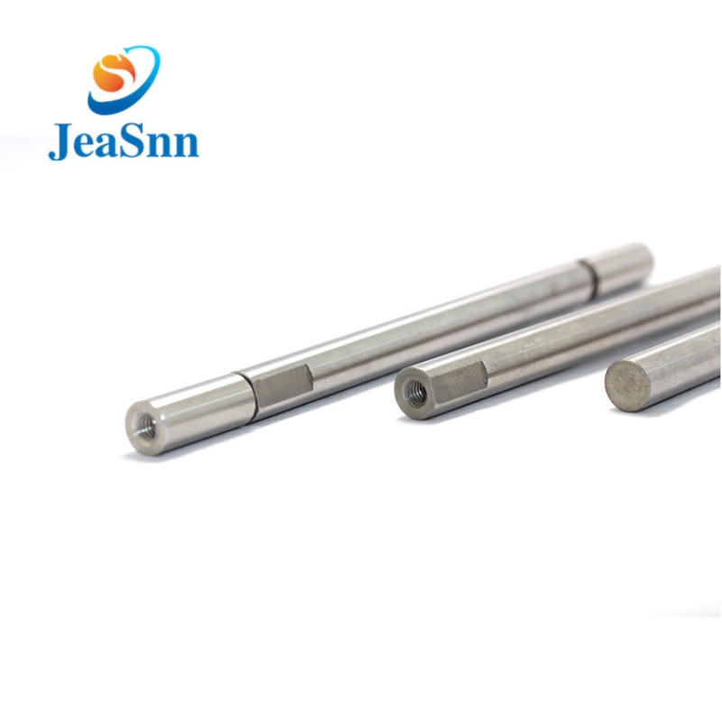 Custom precision small brass aluminum metal shafts threaded round 304 316 stainless steel shaft for sale