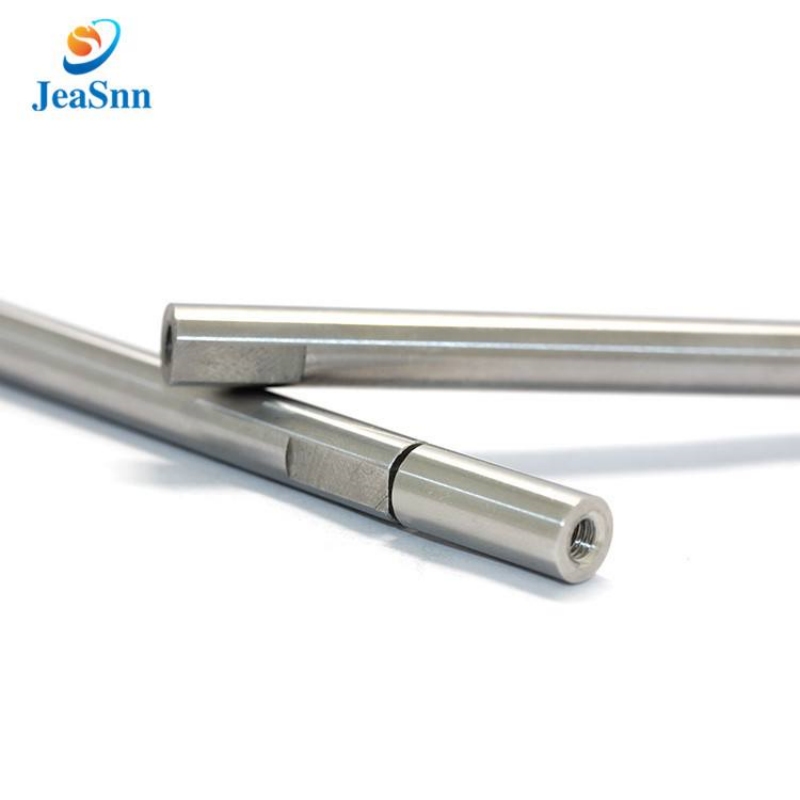 Custom small metal threaded 304 316 round stainless steel shaft for sale